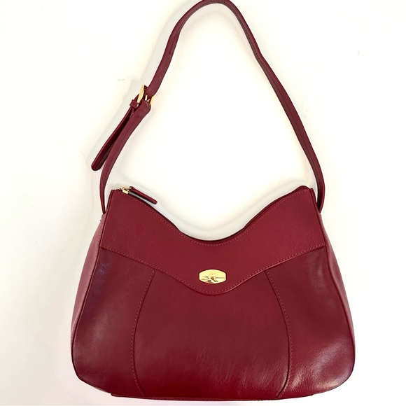 Etienne Aigner Bags Etienne Aigner Vtg Oxblood Red Mini Structured